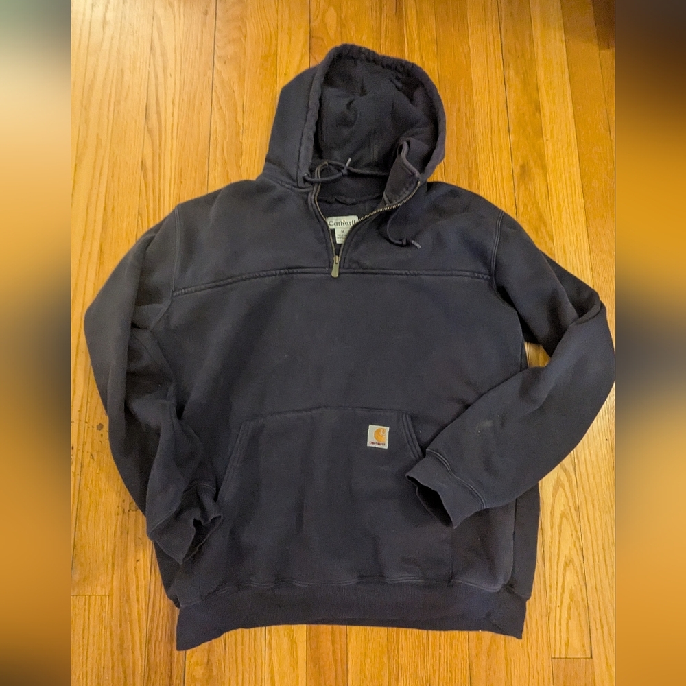 Carhartt Hoodie Navy - Medium